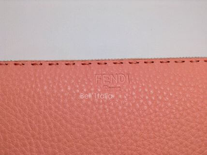 ☆フェンディスーパーコピー☆ラウンドジップ長財布SELLERIA☆ピーチ☆