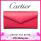 ★Cartier/カルティエ★フューシャ×３つ折り長財布★最新作★