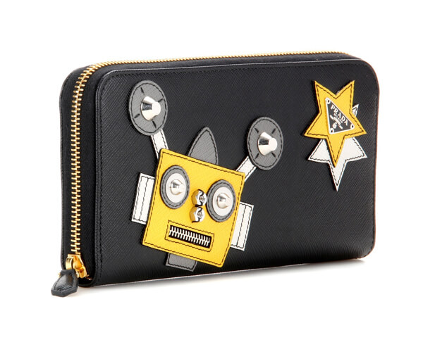 2017新作 PRADA プラダスーパーコピー☆ロボット サフィアーノレザー ウォレット