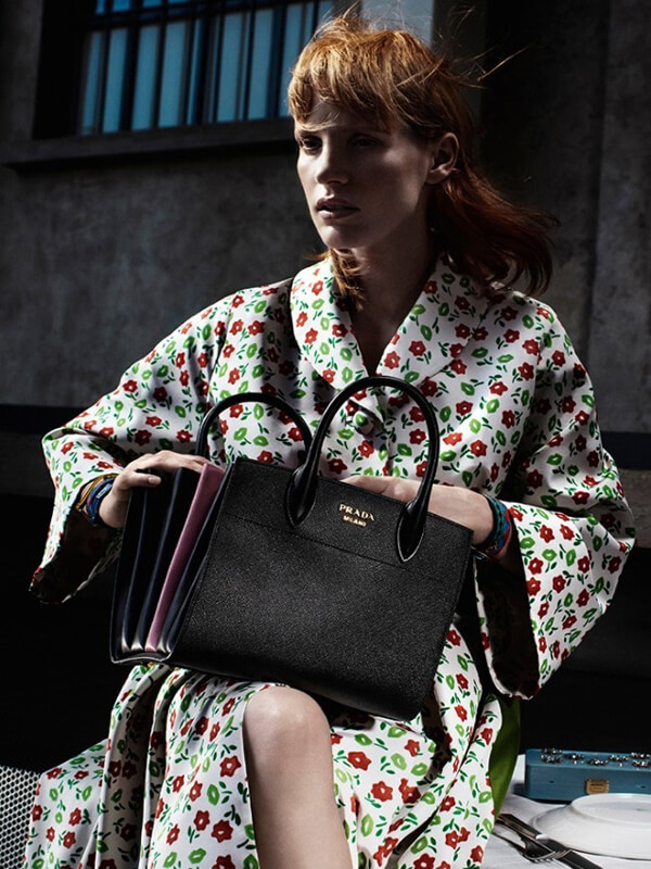 2017新作 PRADA プラダスーパーコピー PR393 BIBLIOTHEQUE LARGE BAG 1BA071 2EVU F014A V OOF