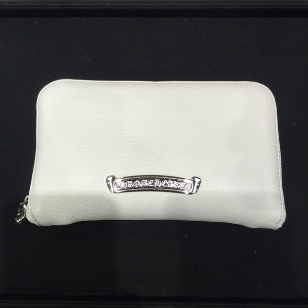 国内発 クロムハーツ スーパーコピー REC F ZIP MINI ホワイト財布