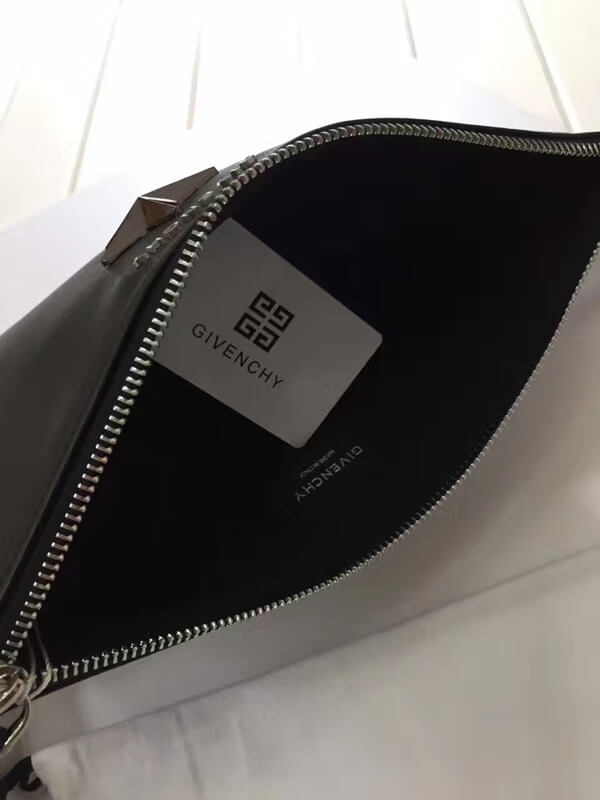 GIVENCHY ジバンシィスーパーコピー 2017新作 シルバースター ラージ クラッチバック_BLACK 06351655 008