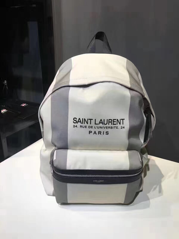 新作入荷 サンローラン コピー Classicレザーバックパック White