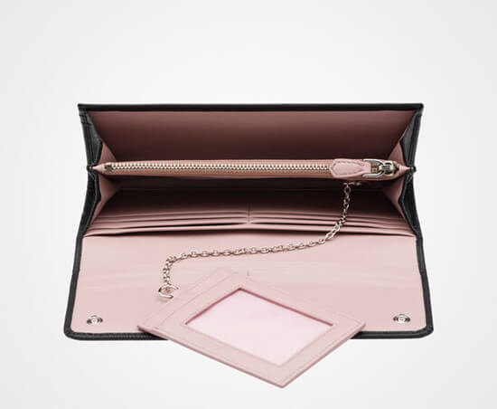 新作！プラダ スーパーコピー  SAFFIANO バイカラーカードホルダー付長財布 1MH132