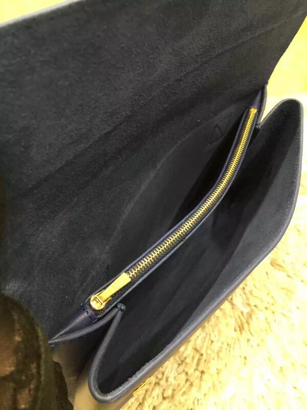 2017秋冬新着 Bumbag Natural Calfskin クラッチバッグ Blue★セリーヌ コピー