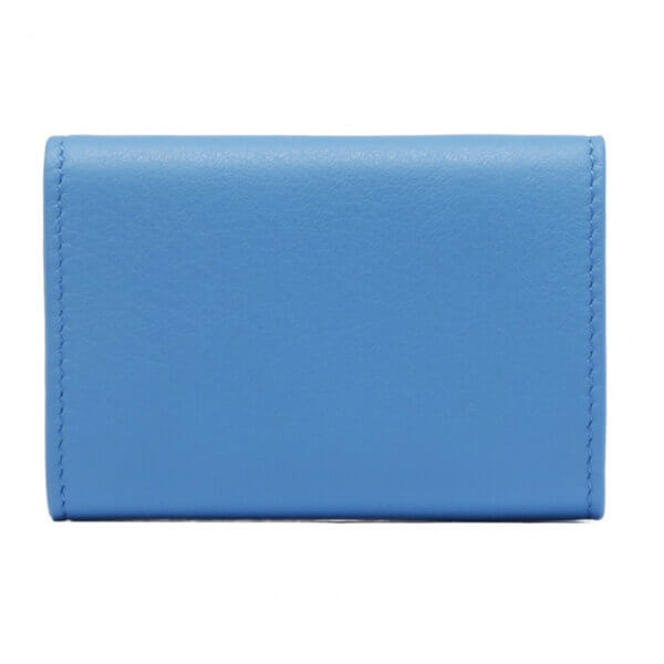 バレンシアガ 折りたたみ財布 Light Blue Paper Mini Wallet