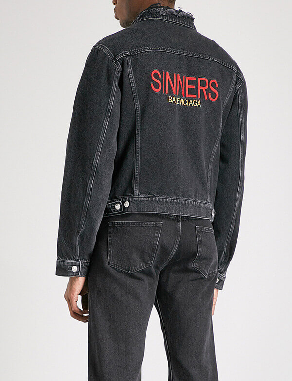 バレンシアガ スーパーコピー デニムジャケット SINNERS