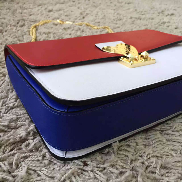 2018新作 セレブ愛用者多数☆ヴァレンティノ ヴァレンティノスーパーコピー☆ Red/White LAmour Leather Shoulder Bag