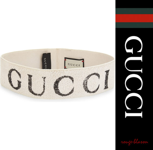 2018新作 グッチスーパーコピー ヘッドバンド Logo cotton-blend headband