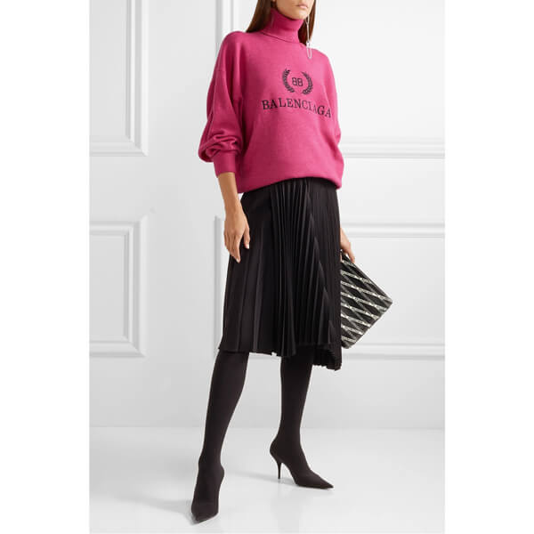 バレンシアガ★AW18/19★ウール＆カシミヤ タートルネックセーター 偽物
