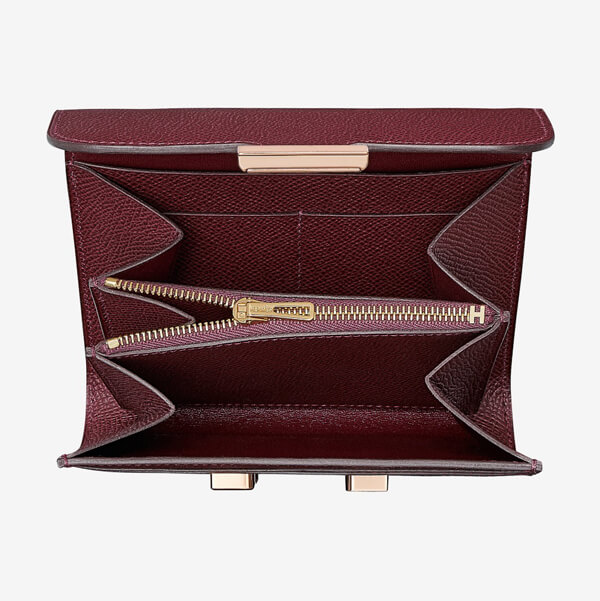 新作 エルメス スーパーコピー レザー 財布 Constance Compact