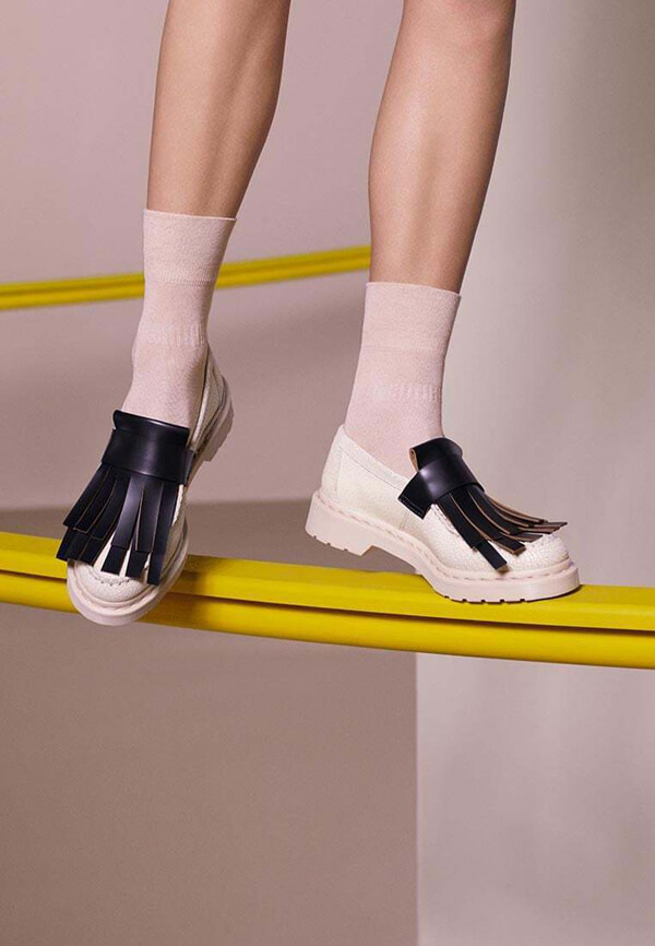 18-19AW!限定コラボ！マルニコピー【MARNIxDr.Martens】Adrian フリンジローファー
