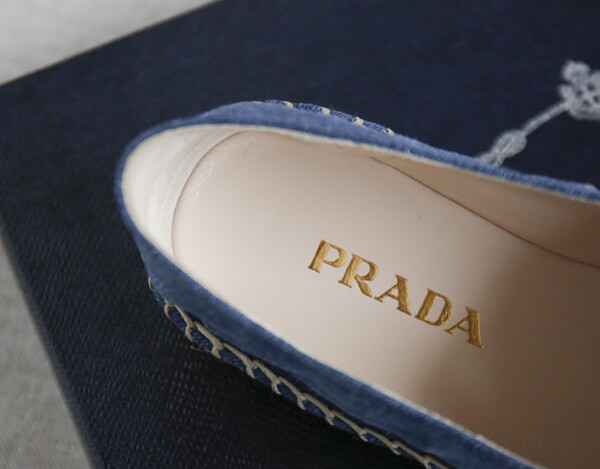 プラダ コピー LOGO STITCHES ESPADRILLE 1S619I-3KBO-F0K1H