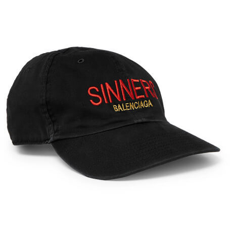 2018春夏新作 バレンシアガスーパーコピー バレンシアガ SINNERS ロゴ ベースボールキャップ