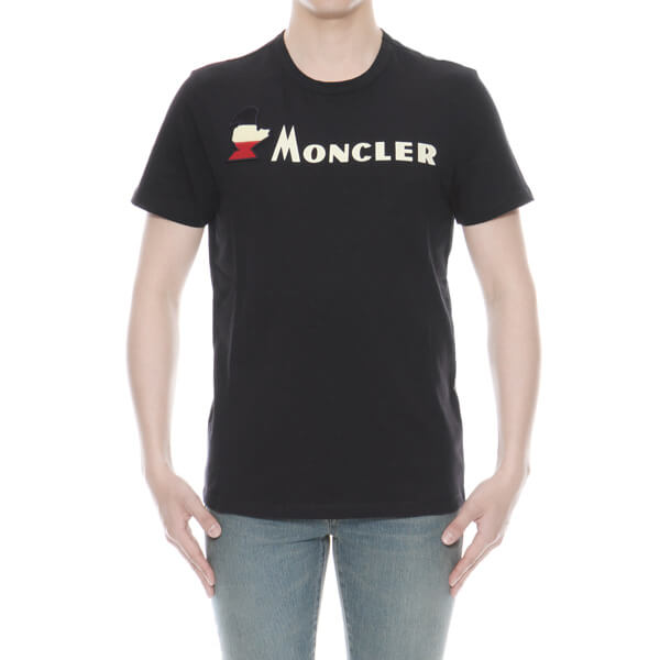 モンクレール MONCLER Tシャツ メンズ 8041850 8390T 778 半袖Tシャツ NAVY ダークブルー