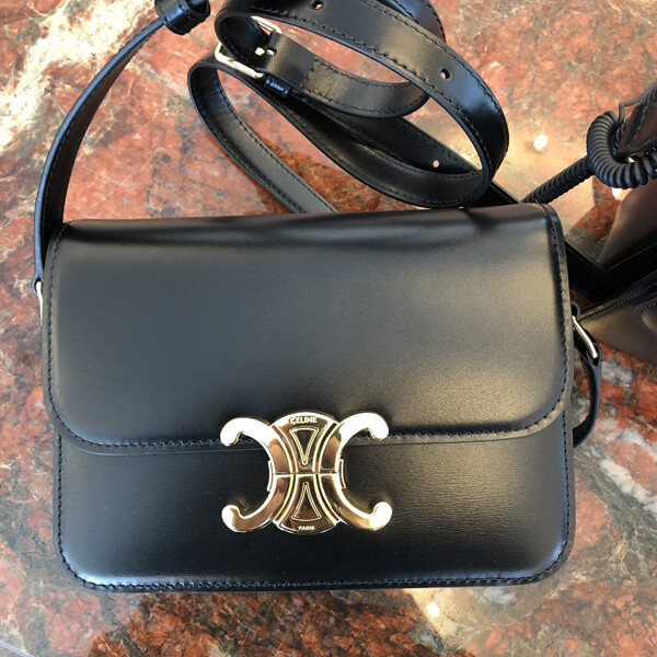 セリーヌ ショルダーバッグ スーパーコピー SMALL"TRIOMPHE"SHINY CALFSKIN (3色)
