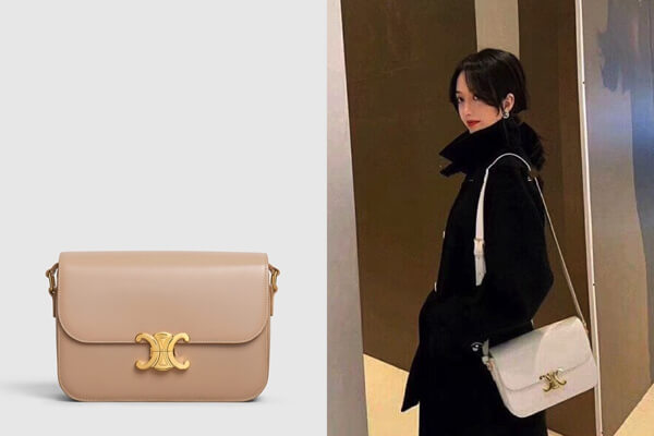 セリーヌ ショルダーバッグ スーパーコピー SMALL"TRIOMPHE"SHINY CALFSKIN (3色)