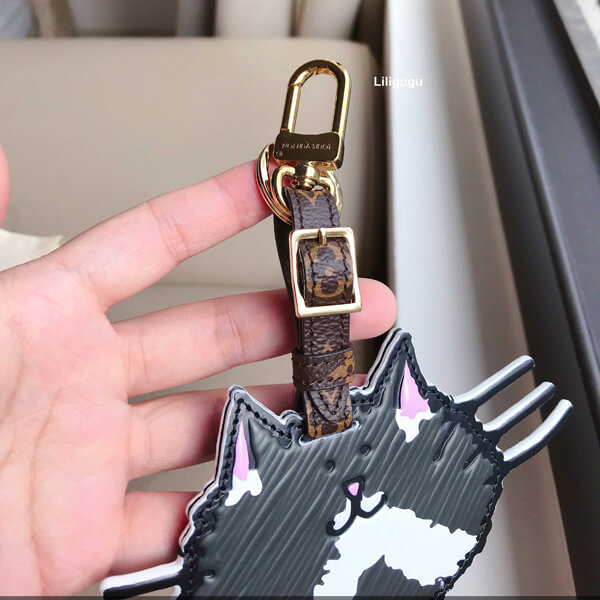 限定 猫のバッグチャーム ♪ルイヴィトン キャットグラム 偽物 MP2282