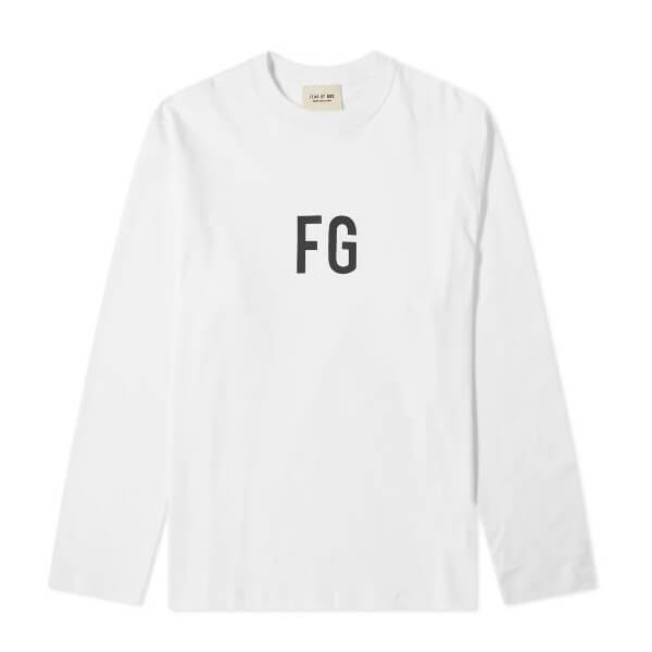 ★ FEAR OF GOD ★ FG ロングスリーブ Tシャツ パロディ