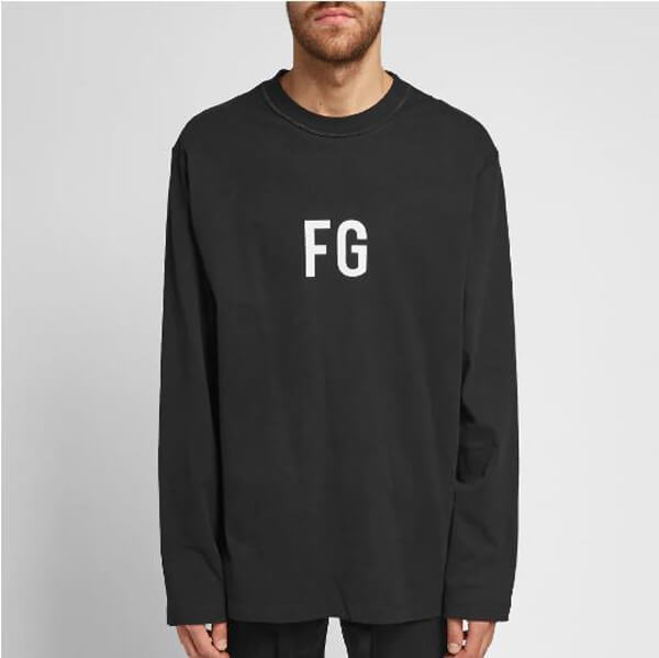 ★ FEAR OF GOD ★ FG ロングスリーブ Tシャツ パロディ