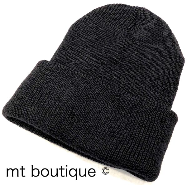 【CHROME HEARTS クロムハーツ キャップ コーデ 偽物】ニット帽 Watch Cap +Horseshoe+