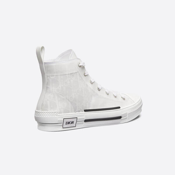 【ディオール】2019/20AW新作 "B23偽物" ハイカットスニーカー (White) 3SH118YNT_H060