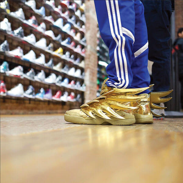 アディダスJeremy Scott x Wings 3.0 Solid Gold B35651