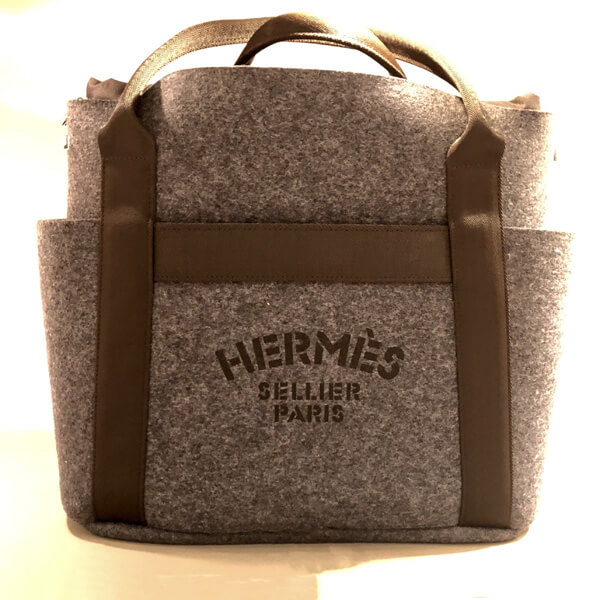 SAUT エルメス トートバッグ 偽物 AU GRAND PALAIS 2020 SAC de PANSAGE"GROOM"Feutre