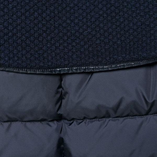 REVIVAL PARKA ウール ナイロン 切替 ダウン ジャケット