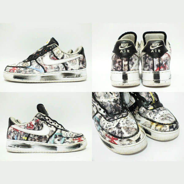 ナイキ×PEACEMINUSONE AIR FORCE 1 07 PARA NOISE
