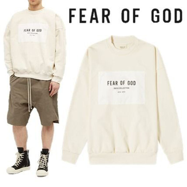 【完売必須】FEAR OF GOD ロゴクルースウェット トレーナー スーパーコピー