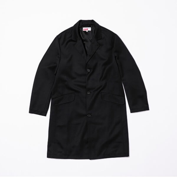 FW18 シュプリーム x Comme des Garcons Wool Blend Overcoatコピー
