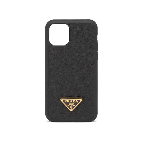 トライアングルロ レザーiPhoneケース【PRADA】