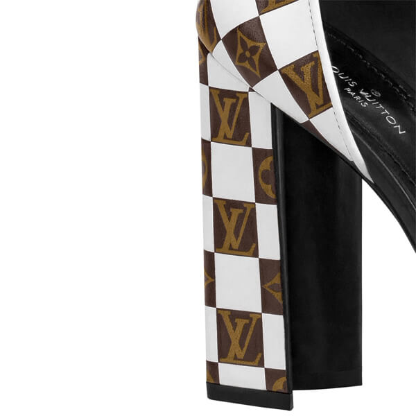 LV サンダル ミュール レディース人気モノグラムヒールおしゃれ