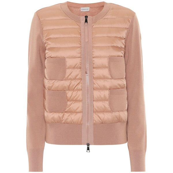 【MONCLER 】ダウンパット入り バージンウールカーディガン0931B113005396Q