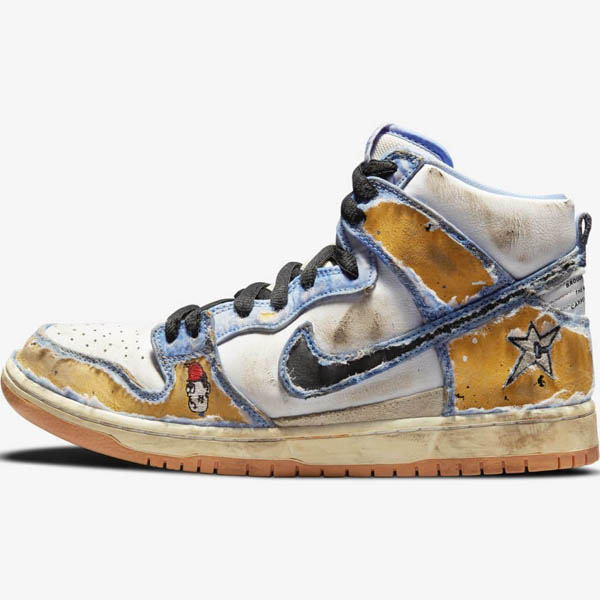 【ナイキ×CARPET COMPANY】スーパーコピー人気 ナイキSB DUNK HIGH "Royal Pulse"CV1677 100