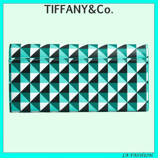 新柄アメリカ限定☆Tiffany&Co.☆二つ折りカードケース 偽物