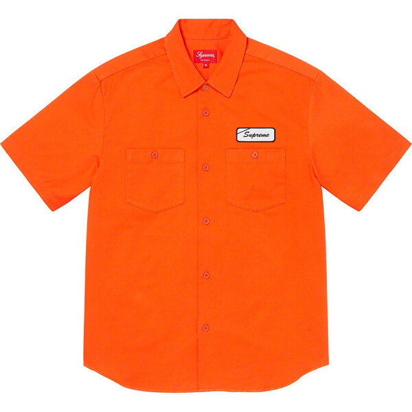 SS21 シュプリーム Dog S/S Work Shirt - シュプリーム ワークシャツ偽物