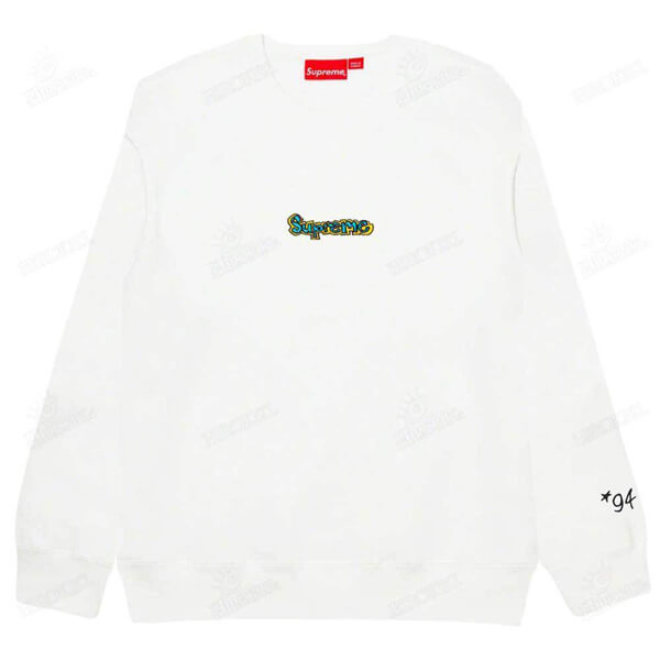 21SS シュプリーム トレーナー Gonz Logo Crewneck ゴンズ ロゴ パーカー クルーネック コピー