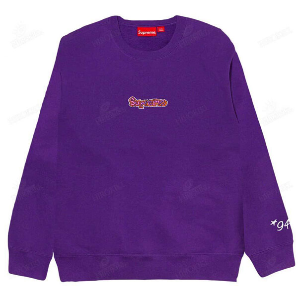 21SS シュプリーム トレーナー Gonz Logo Crewneck ゴンズ ロゴ パーカー クルーネック コピー