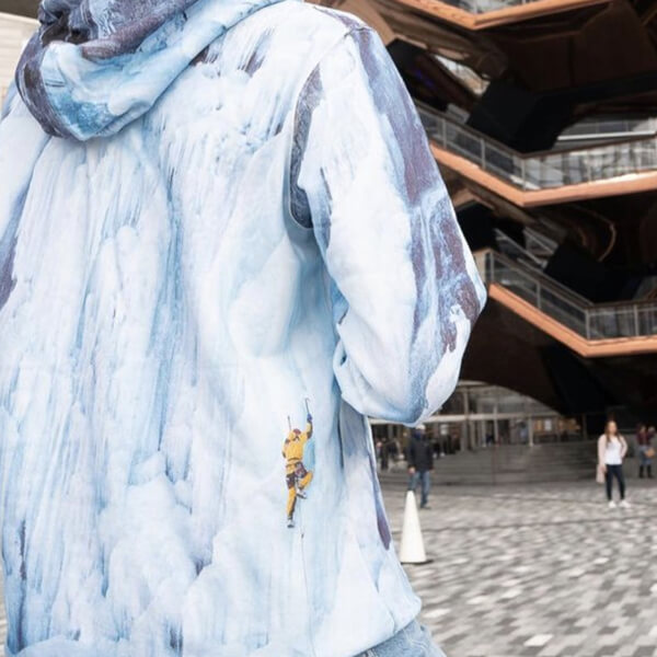 ★21SS★シュプリーム ノースフェイス 偽物 パーカー Ice Climb Hooded Sweatshirt