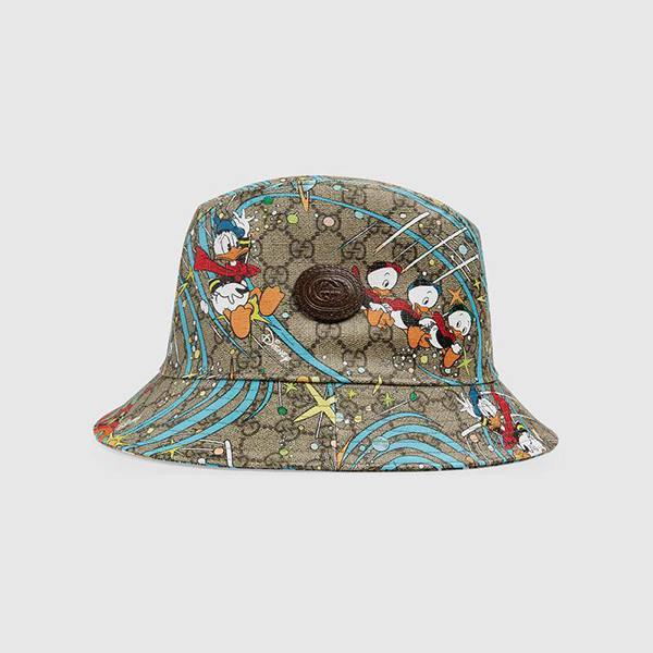 Disney x グッチ 偽物スプリーム キャンバス フェドラハット648844 4HACS 8465