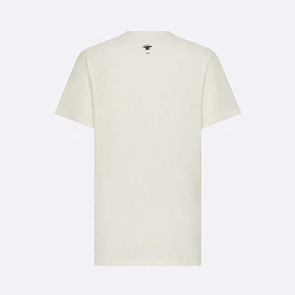 ディオール★モチーフプリント♪リネンコットンTシャツ偽物 113T03A4473_X0200