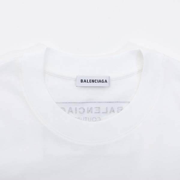 バレンシアガ バック ロゴ 半袖 Tシャツコピー レディース496052