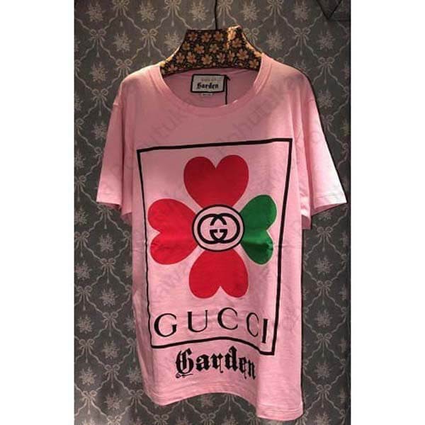 グッチガーデン★オーバーサイズ フラワー ロゴTシャツコピー 関送込
