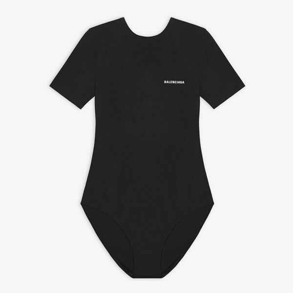 バレンシアガ　OPEN BACK カットアウト スイムウェア偽物