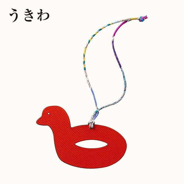 大人気のエルメス★《プティアッシュ》レザー バッグチャーム H1199078 01