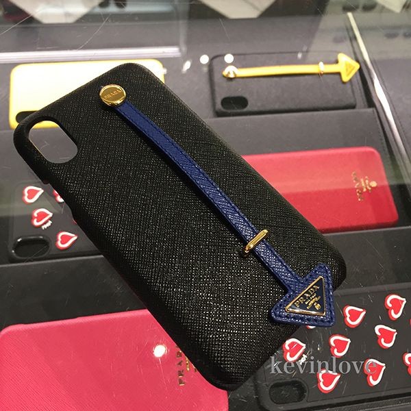 新作 プラダ  カスタマイズ可能 iPhoneX&XS対応ケース1ZH058_2B9B