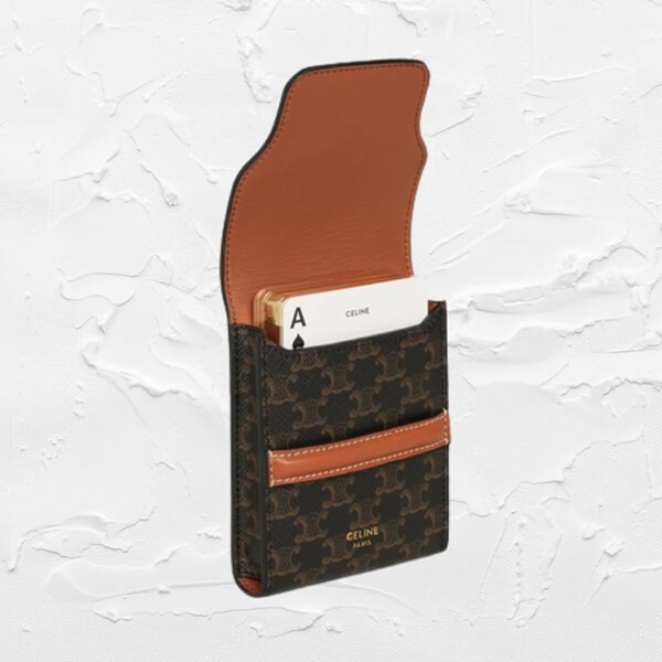 【セリーヌ タバコケース コピー】PLAYING CARDS CASE IN TRIOMPHE