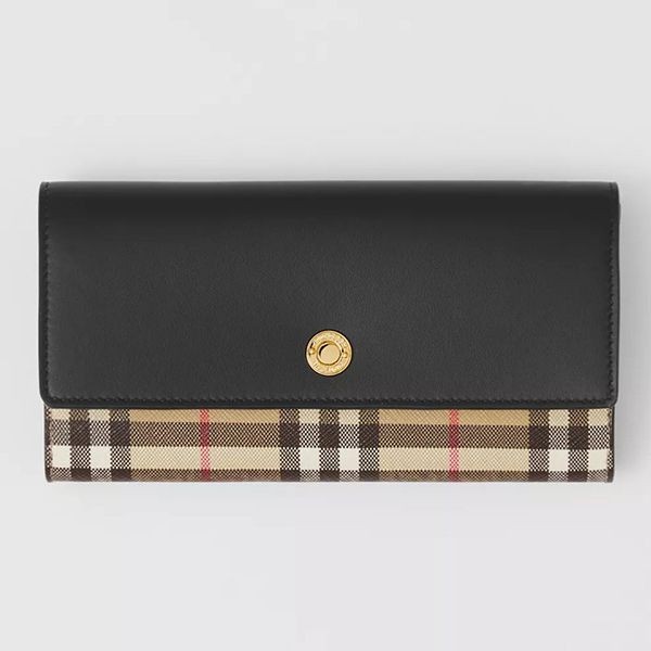 新作!!!【バーバリー】ヴィンテージチェック ウォレット 長財布 偽物 80492551